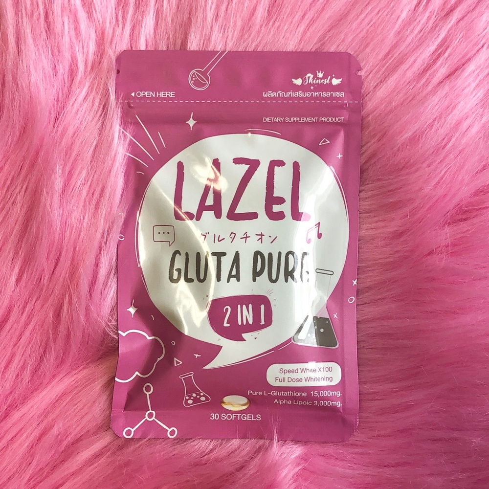 1 pack Lazel Gluta Pure 2-in-1 (30 soft gels)